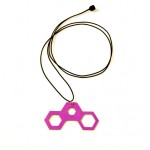 clau fixe de 3 rosa